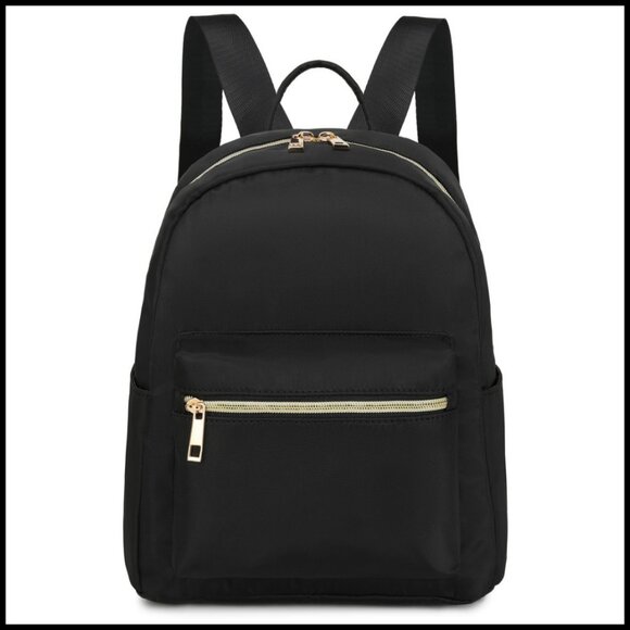 Mini Backpack Water-Resistant Polyester Daypack Adjustable Straps Travel School main image 5